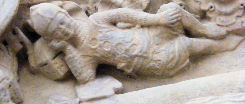 Germany Nienburg - St Marien and St Cyprian Margrave Thietmar died 978 and son Gero effigy 1350